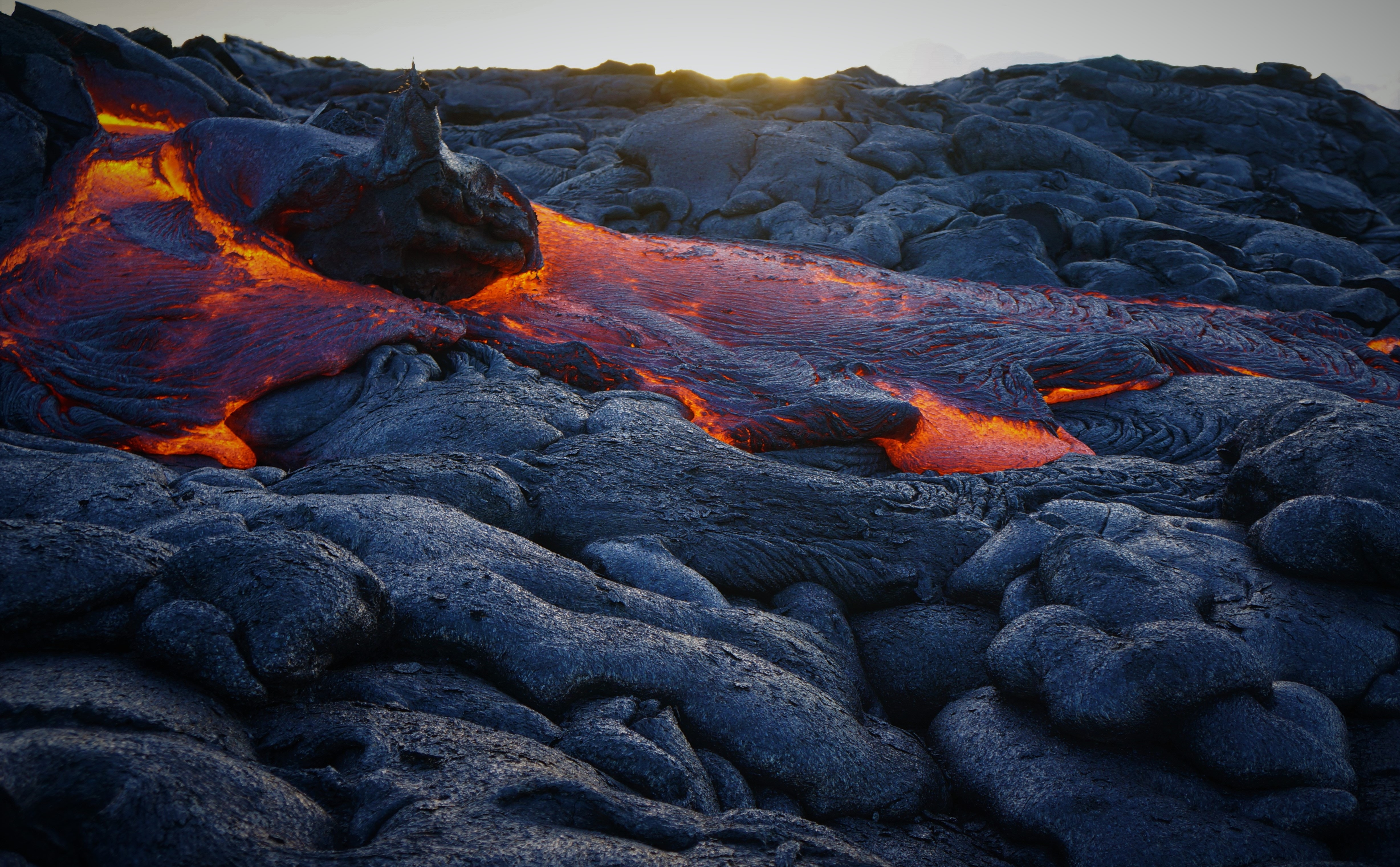 molten lava